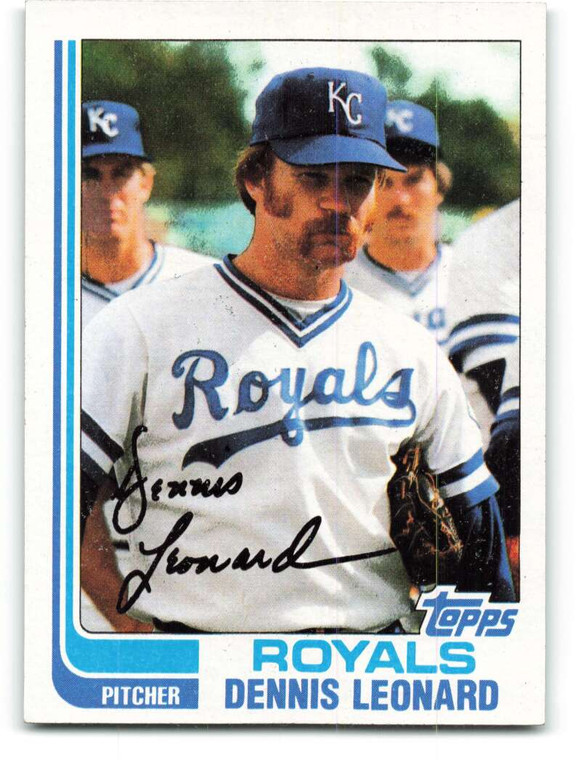1982 Topps #495 Dennis Leonard VG Kansas City Royals 