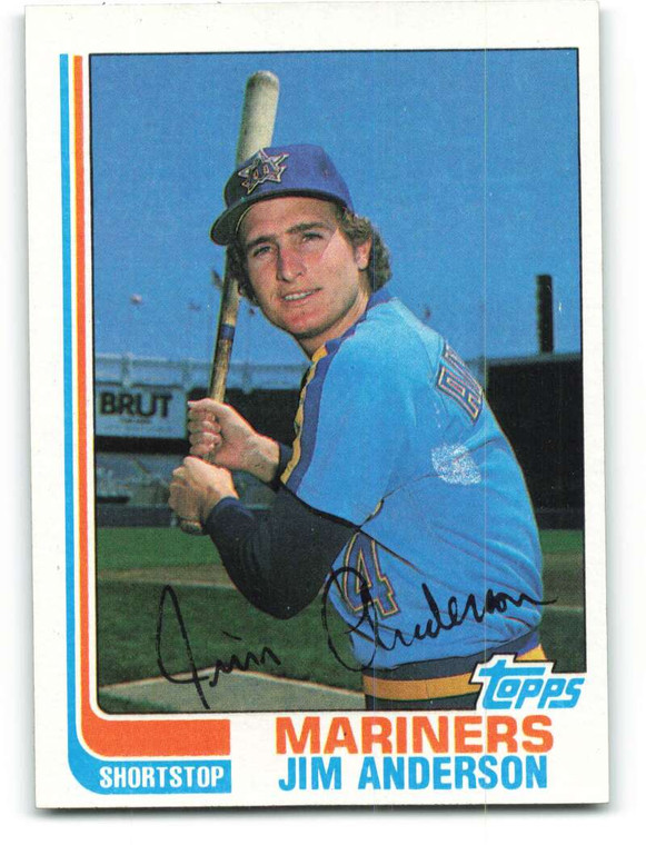 1982 Topps #497 Jim Anderson VG Seattle Mariners 