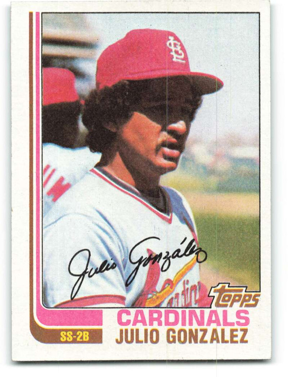 1982 Topps #503 Julio Gonzalez VG St. Louis Cardinals 