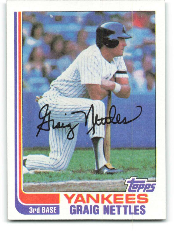 1982 Topps #505 Graig Nettles VG New York Yankees 
