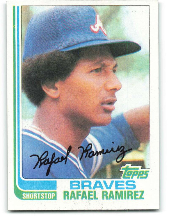 1982 Topps #536 Rafael Ramirez VG Atlanta Braves 