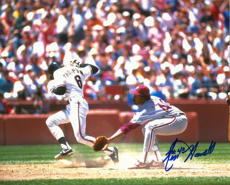 Ken Howell Autographed Phillies  8  x 10 Photo 3