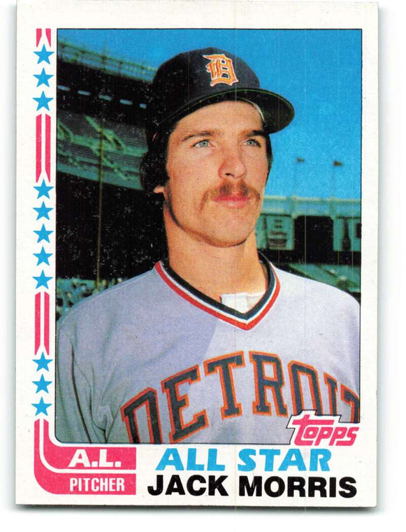 1982 Topps #556 Jack Morris AS VG Detroit Tigers 