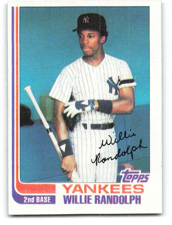 1982 Topps #569 Willie Randolph VG New York Yankees 