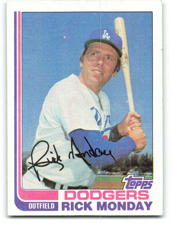 1982 Topps #577 Rick Monday VG Los Angeles Dodgers 