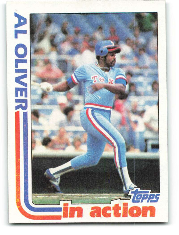 1982 Topps #591 Al Oliver IA VG Texas Rangers 