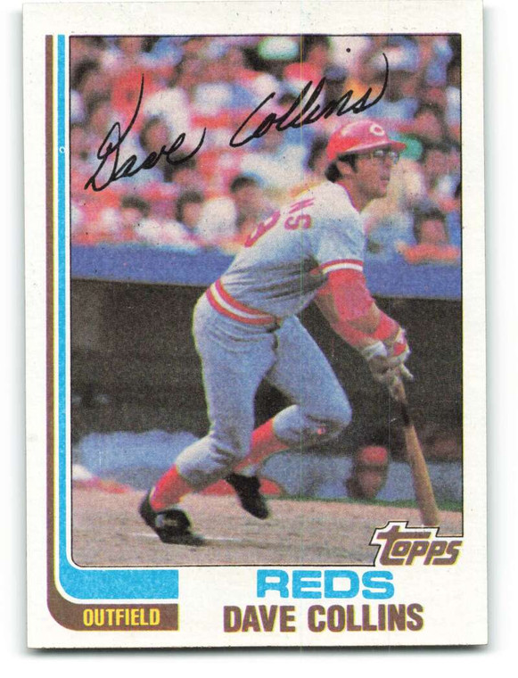 1982 Topps #595 Dave Collins VG Cincinnati Reds 