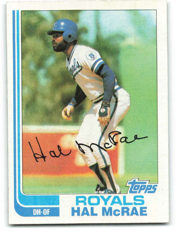 1982 Topps #625 Hal McRae VG Kansas City Royals 