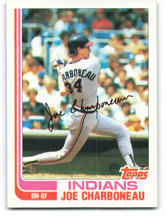 1982 Topps #630 Joe Charboneau VG Cleveland Indians 