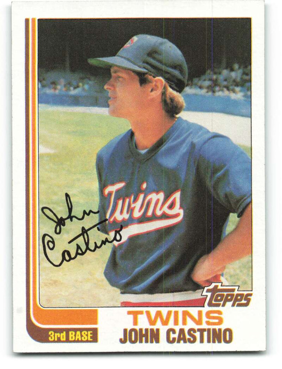 1982 Topps #644 John Castino VG Minnesota Twins 
