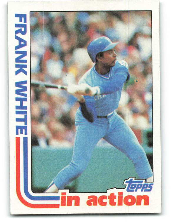 1982 Topps #646 Frank White IA VG Kansas City Royals 