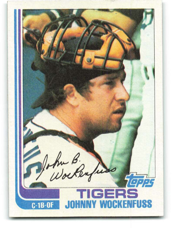 1982 Topps #629 John Wockenfuss VG Detroit Tigers 
