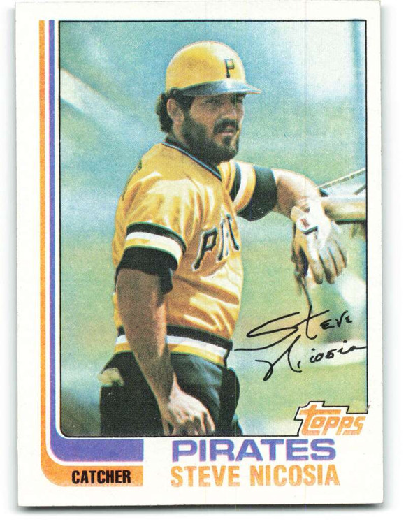 1982 Topps #652 Steve Nicosia VG Pittsburgh Pirates 