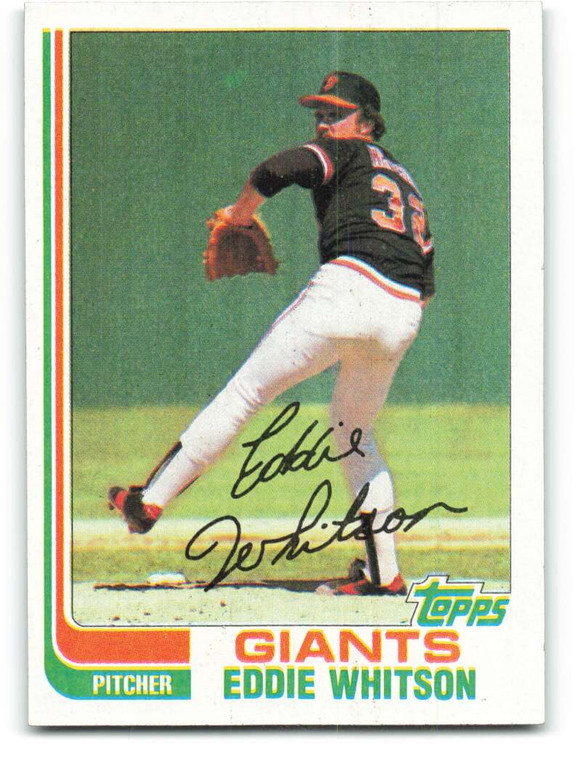 1982 Topps #656 Ed Whitson VG San Francisco Giants 