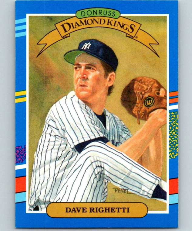 1991 Donruss #21 Dave Righetti DK VG New York Yankees 