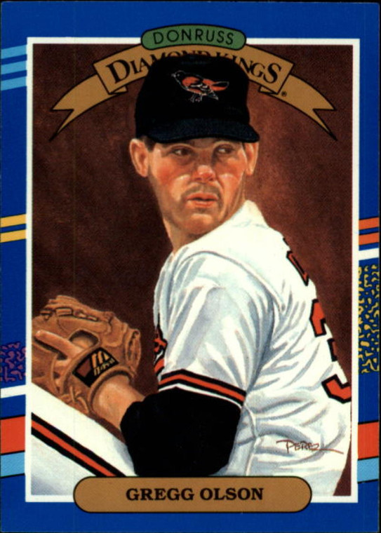 1991 Donruss #23 Gregg Olson DK VG Baltimore Orioles 