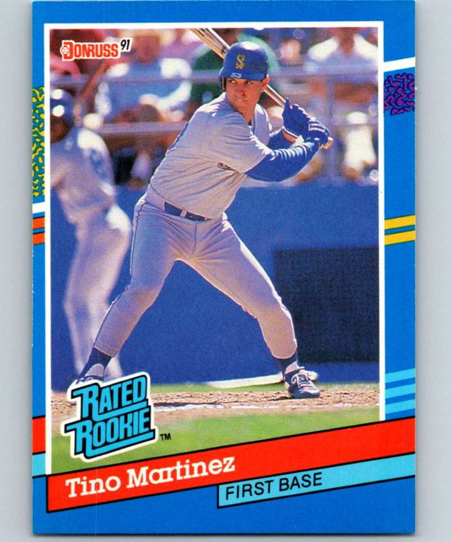 1991 Donruss #28 Tino Martinez RR VG Seattle Mariners 