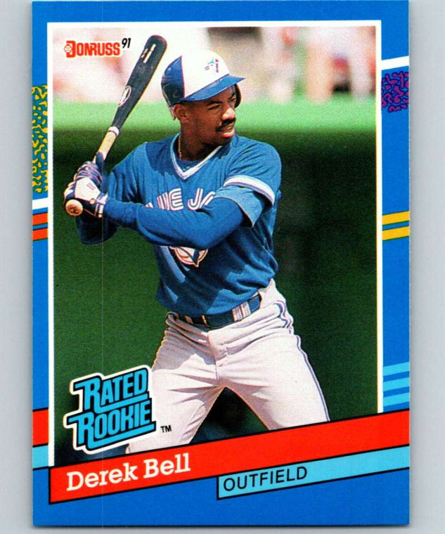 1991 Donruss #32 Derek Bell RR VG Toronto Blue Jays 