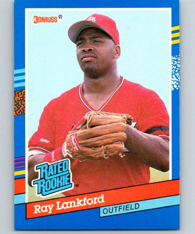 1991 Donruss #43 Ray Lankford RR VG St. Louis Cardinals 