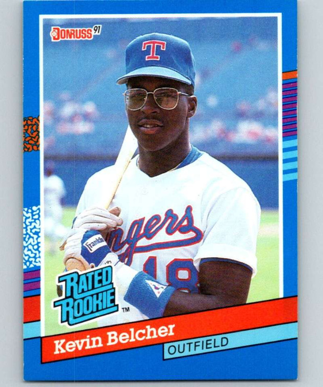 1991 Donruss #46 Kevin Belcher RR VG RC Rookie Texas Rangers 