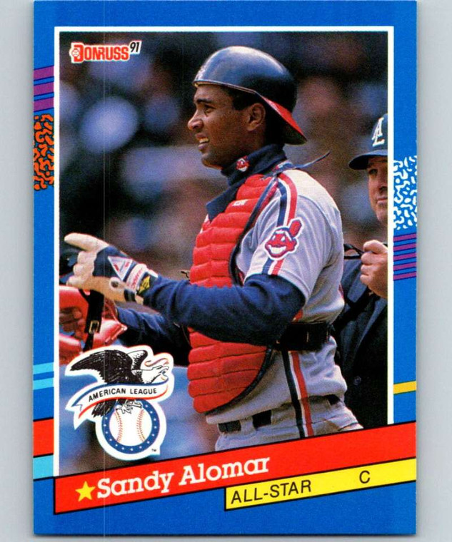 1991 Donruss #51 Sandy Alomar Jr. AS VG Cleveland Indians 
