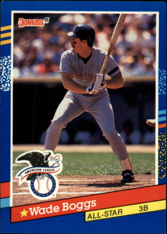 1991 Donruss #55 Wade Boggs AS VG Boston Red Sox 