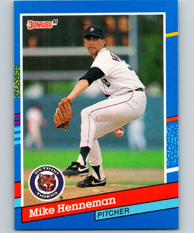 1991 Donruss #76 Mike Henneman VG Detroit Tigers 