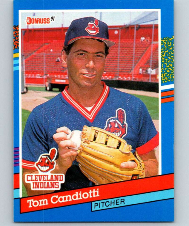 1991 Donruss #115 Tom Candiotti VG Cleveland Indians 