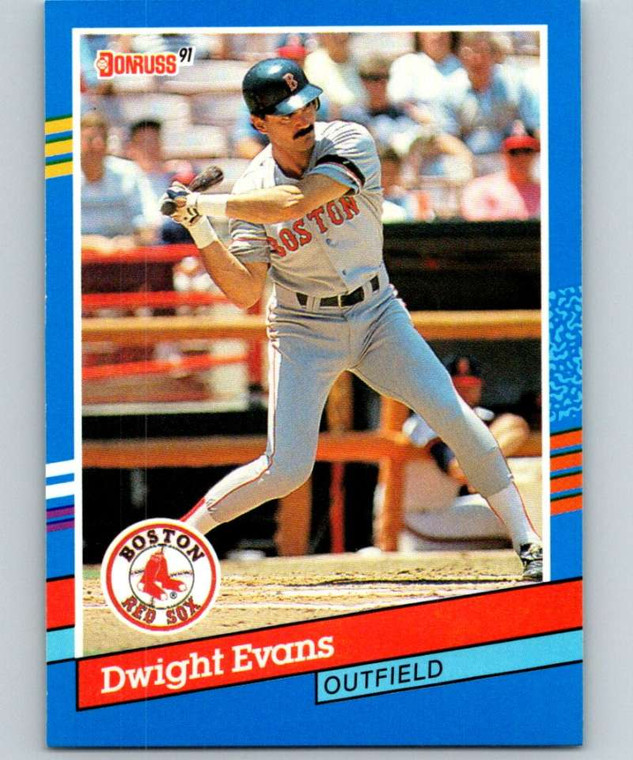 1991 Donruss #122 Dwight Evans VG Boston Red Sox 