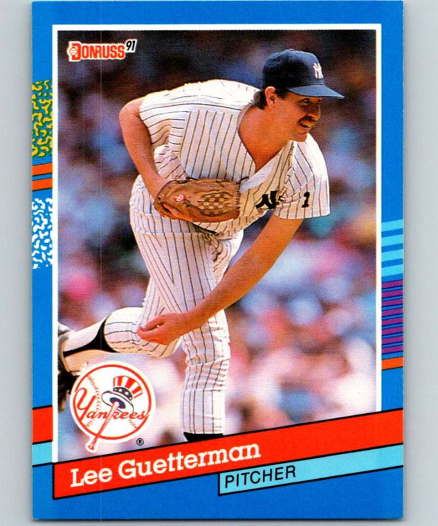 1991 Donruss #124 Lee Guetterman VG New York Yankees 