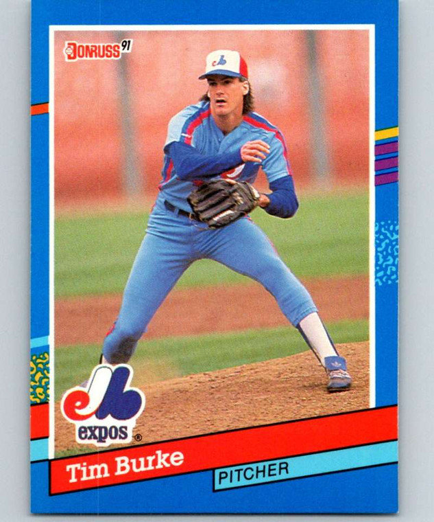 1991 Donruss #125 Tim Burke VG Montreal Expos 