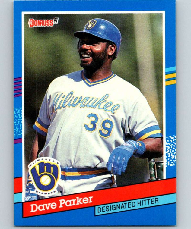 1991 Donruss #142 Dave Parker VG Milwaukee Brewers 