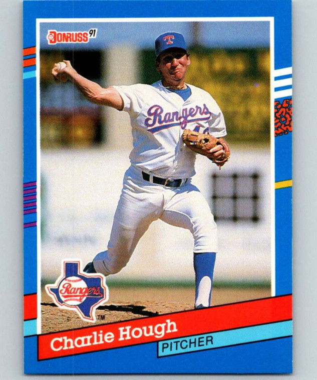 1991 Donruss #146 Charlie Hough VG Texas Rangers 