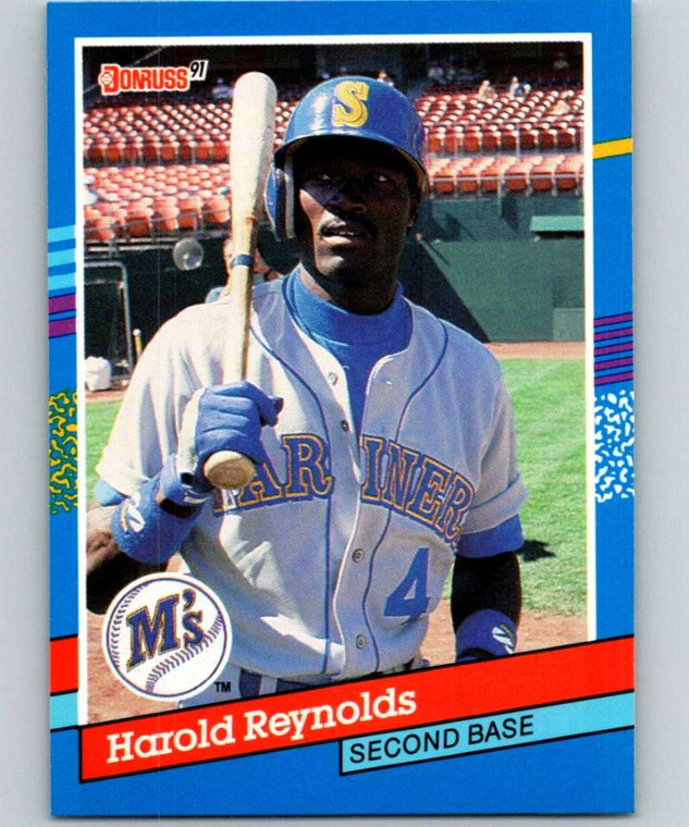 1991 Donruss #175 Harold Reynolds VG Seattle Mariners 