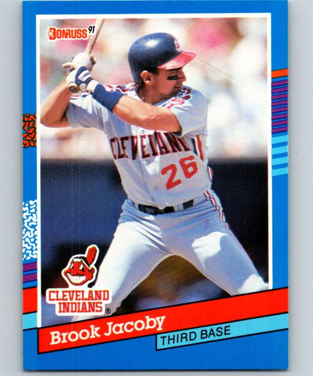 1991 Donruss #176 Brook Jacoby VG Cleveland Indians 
