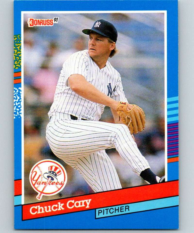 1991 Donruss #179 Chuck Cary UER VG New York Yankees 