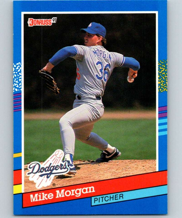 1991 Donruss #182 Mike Morgan VG Los Angeles Dodgers 