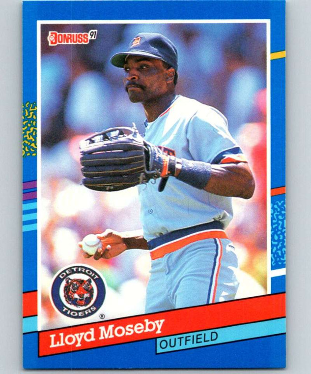 1991 Donruss #188 Lloyd Moseby VG Detroit Tigers 