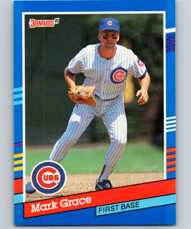 1991 Donruss #199 Mark Grace VG Chicago Cubs 