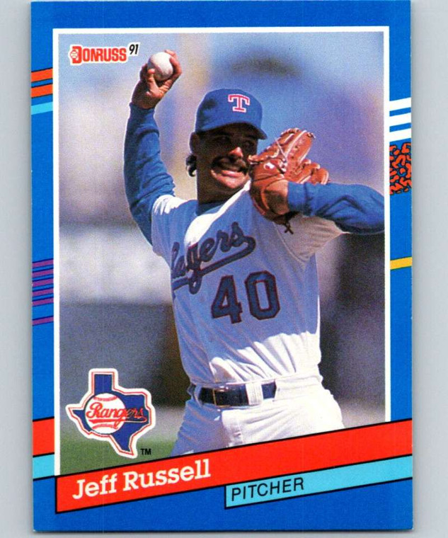 1991 Donruss #202 Jeff Russell VG Texas Rangers 