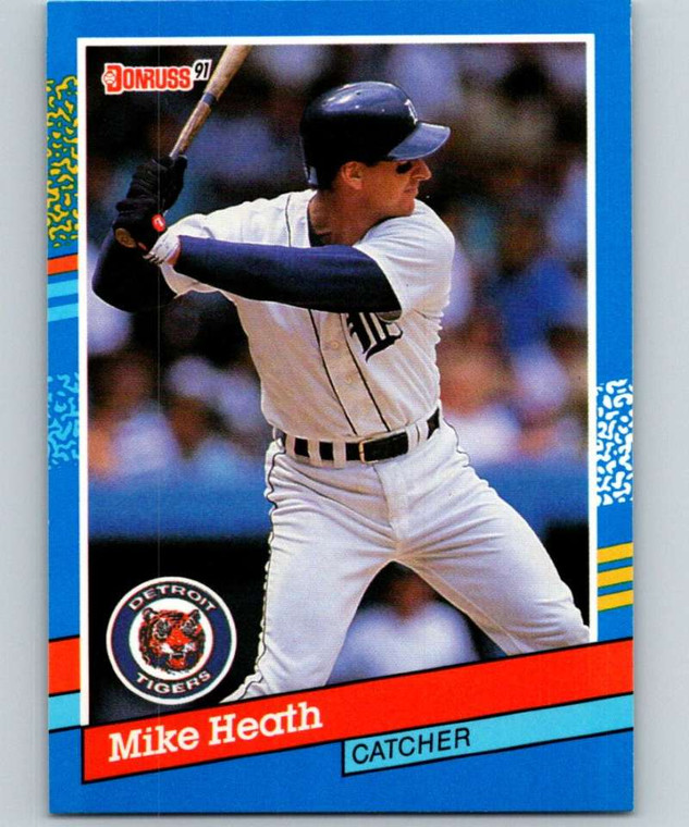 1991 Donruss #230 Mike Heath VG Detroit Tigers 