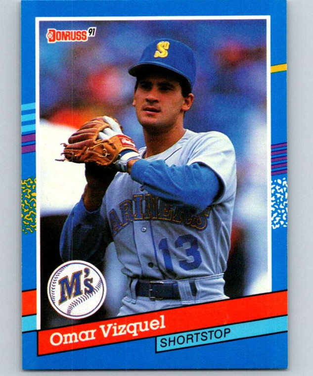 1991 Donruss #231 Omar Vizquel VG Seattle Mariners 