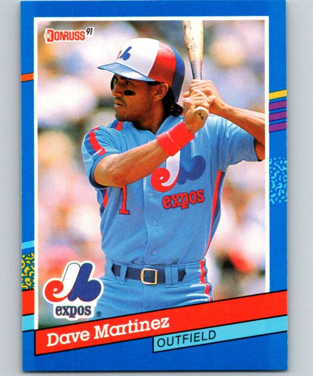 1991 Donruss #237 Dave Martinez VG Montreal Expos 