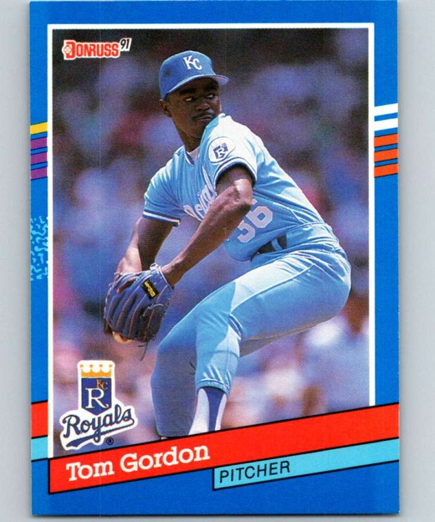 1991 Donruss #242 Tom Gordon VG Kansas City Royals 