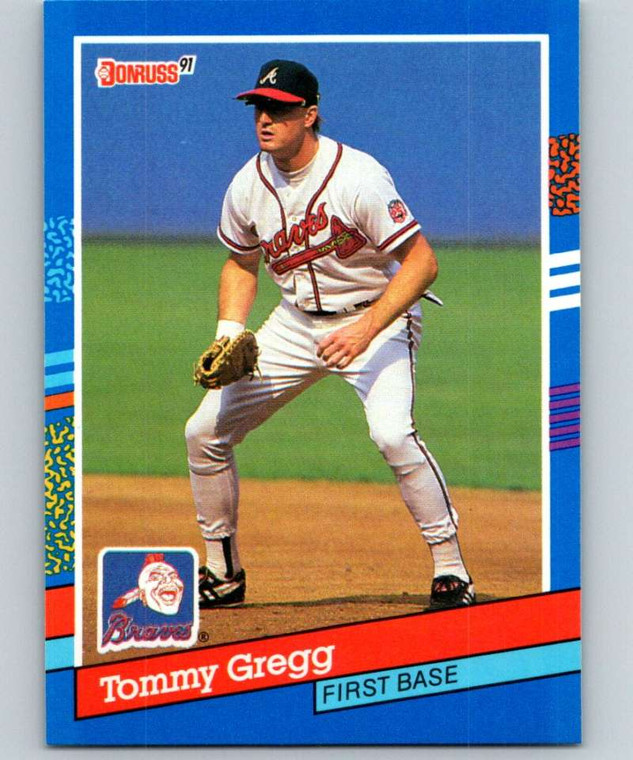 1991 Donruss #244 Tommy Gregg VG Atlanta Braves 