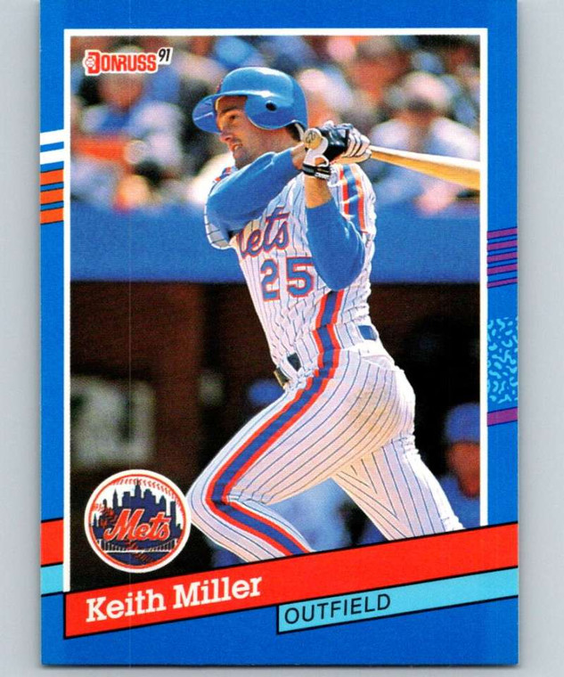 1991 Donruss #248 Keith Miller VG New York Mets 