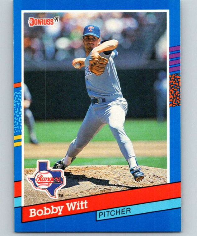 1991 Donruss #249 Bobby Witt VG Texas Rangers 