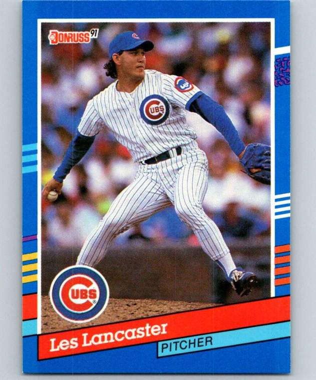 1991 Donruss #256 Les Lancaster VG Chicago Cubs 