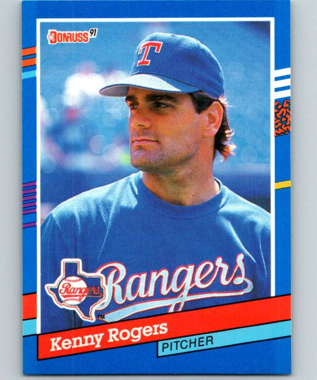 1991 Donruss #258 Kenny Rogers UER VG Texas Rangers 