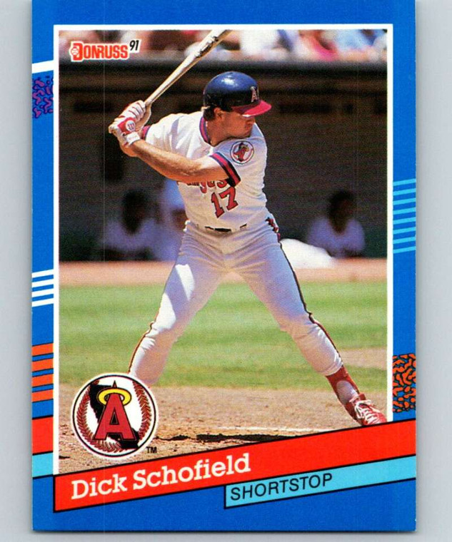 1991 Donruss #262 Dick Schofield VG California Angels 